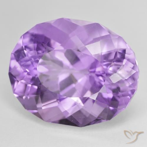 9,17 ctw natürlicher Mittelviolett Amethyst, Oval, VVS-VS
