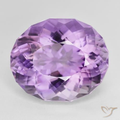 16.36ct Natürlicher Rosaig-violett Amethyst, Oval, VVS-VS
