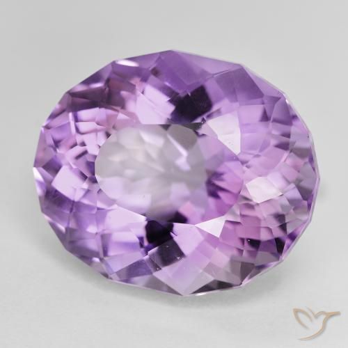 9,17 ctw natürlicher Rosaig-violett Amethyst, Oval, VVS-VS