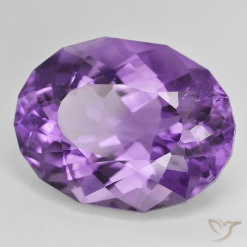 9,17 ctw natürlicher Lebhaftes Violett Amethyst, Oval, VVS-VS