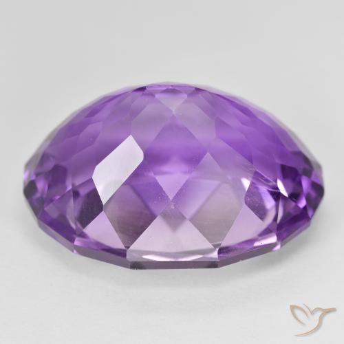 9,17 ctw natürlicher Lebhaftes Violett Amethyst, Oval, VVS-VS