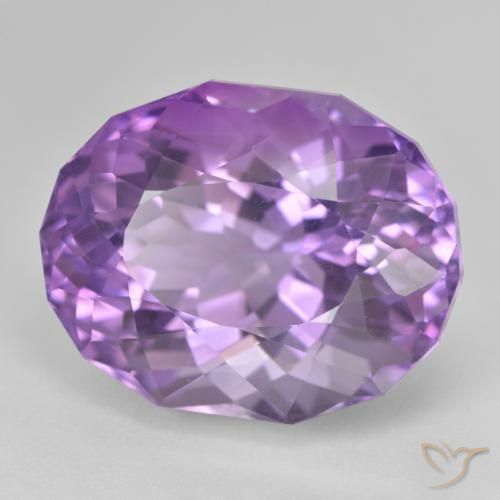 9,17 ctw natürlicher Hell-Mittelviolett Amethyst, Oval, VVS