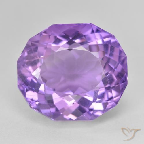 17.75ct Natürlicher Mittelviolett Amethyst, Oval, VVS-VS