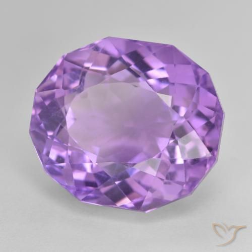 9,17 ctw natürlicher Mittelviolett Amethyst, Oval, VVS-VS