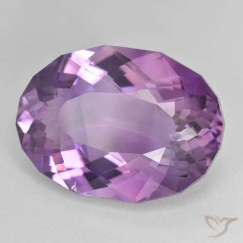 9,17 ctw natürlicher Lilaisch-violett Amethyst, Oval, VVS-VS