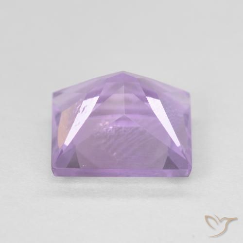 9,17 ctw natürlicher Mittelrosa Violett Amethyst, Quadrat, VS