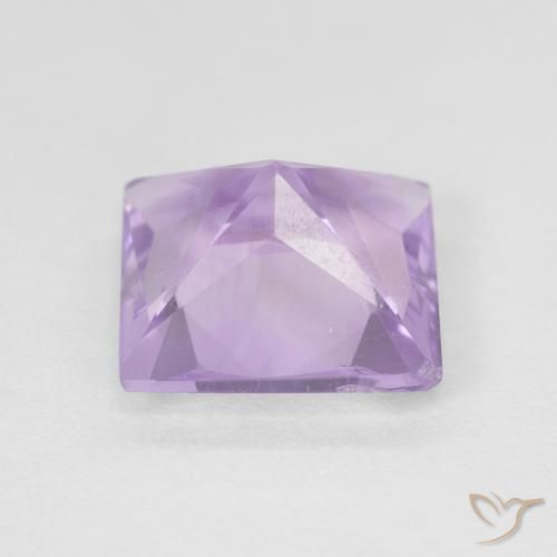 9,17 ctw natürlicher Hellrosa Violett Amethyst, Quadrat, VS