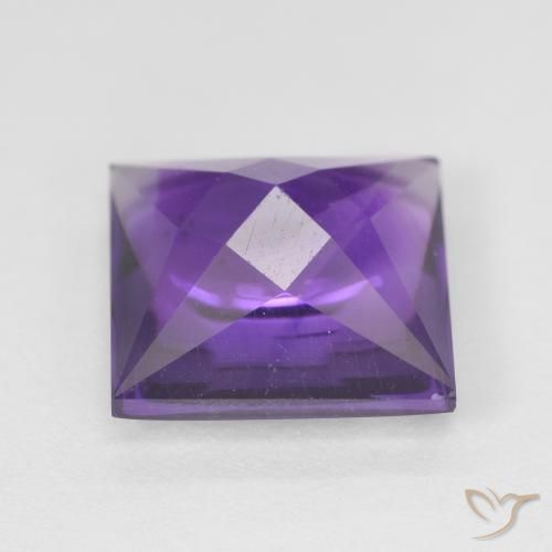 9,17 ctw natürlicher Medium Light-Violet Amethyst, Quadrat, Transparent