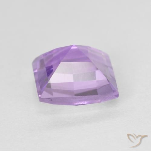 9,17 ctw natürlicher Hellrosa Violett Amethyst, Quadrat, VVS-VS