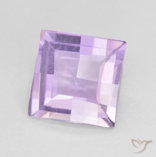 9,17 ctw natürlicher Iris Violett Amethyst, Quadrat, VVS-VS