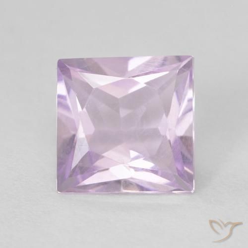 0.93ct Natürlicher Helles Magenta Amethyst, Quadrat, VVS