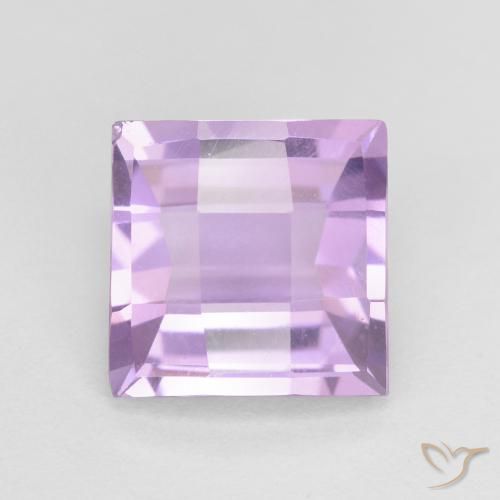 2.41ct Natürlicher Rosaig-violett Amethyst, Quadrat, VVS
