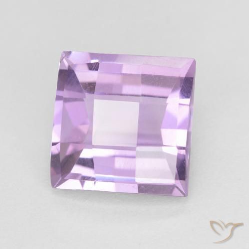9,17 ctw natürlicher Rosaig-violett Amethyst, Quadrat, VVS