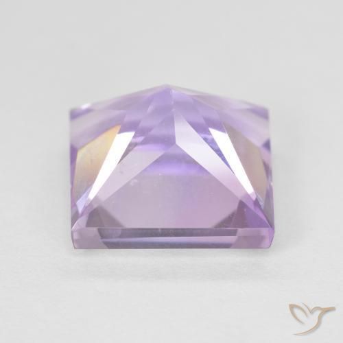 9,17 ctw natürlicher Mittelviolett Amethyst, Quadrat, VVS