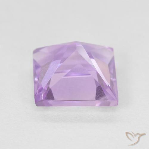 9,17 ctw natürlicher Mittelrosa Violett Amethyst, Quadrat, VVS