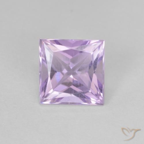 1.93ct Natürlicher hellviolett Amethyst, Quadrat, VS