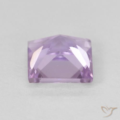 9,17 ctw natürlicher Hellrosa Violett Amethyst, Quadrat, VS