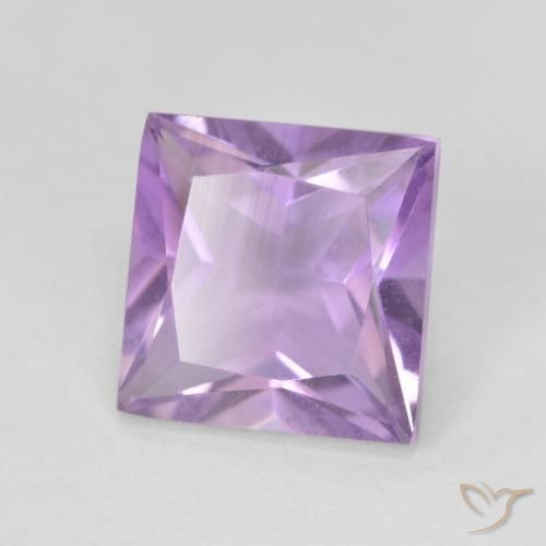 9,17 ctw natürlicher Mittelrosa Violett Amethyst, Quadrat, VS