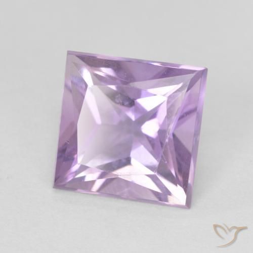 9,17 ctw natürlicher hellviolett Amethyst, Quadrat, VS