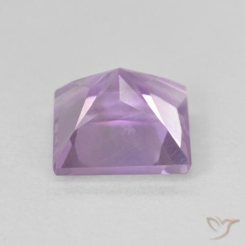 9,17 ctw natürlicher hellviolett Amethyst, Quadrat, VS