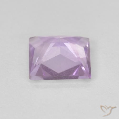 9,17 ctw natürlicher Hellrosa Violett Amethyst, Quadrat, VS