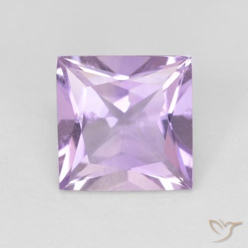 2.03ct Natürlicher hellviolett Amethyst, Quadrat, VS