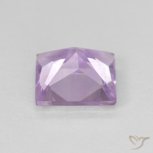 9,17 ctw natürlicher hellviolett Amethyst, Quadrat, VS