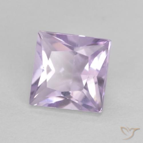 9,17 ctw natürlicher hellviolett Amethyst, Quadrat, VVS-VS