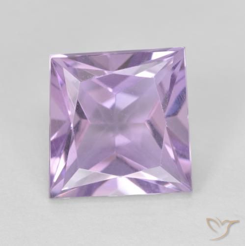 3.09ct Natürlicher hellviolett Amethyst, Quadrat, VVS