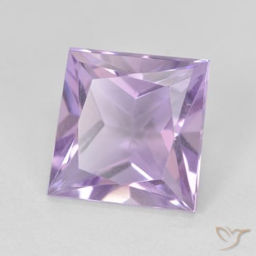 9,17 ctw natürlicher hellviolett Amethyst, Quadrat, VVS