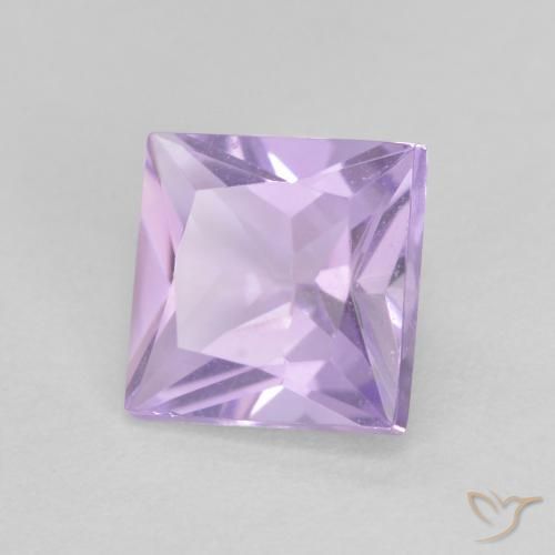 9,17 ctw natürlicher hellviolett Amethyst, Quadrat, VVS