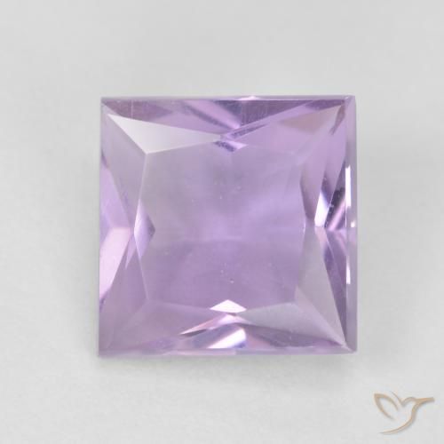 1.23ct Natürlicher hellviolett Amethyst, Quadrat, VVS