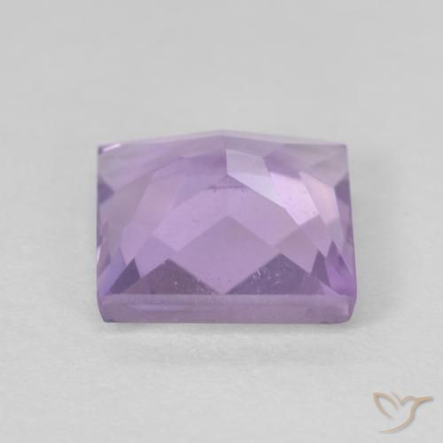 9,17 ctw natürlicher hellviolett Amethyst, Quadrat, VVS