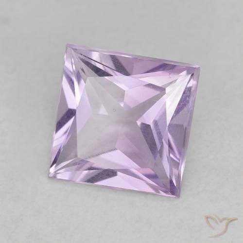 9,17 ctw natürlicher hellviolett Amethyst, Quadrat, VVS