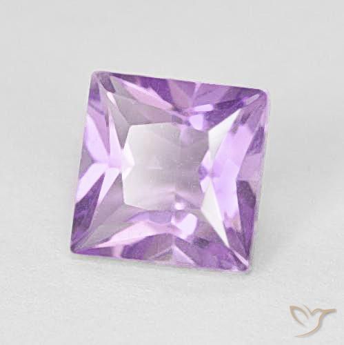 9,17 ctw natürlicher Rosa Iris Violett Amethyst, Quadrat, VVS