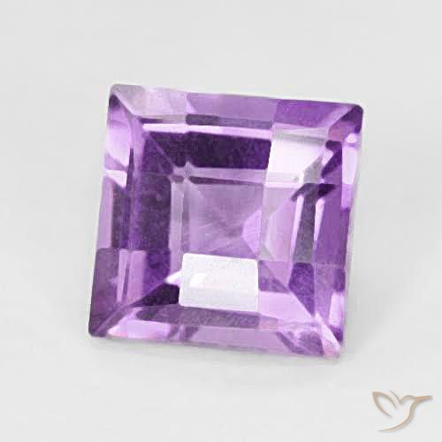 9,17 ctw natürlicher Rosaig-violett Amethyst, Quadrat, VVS-VS