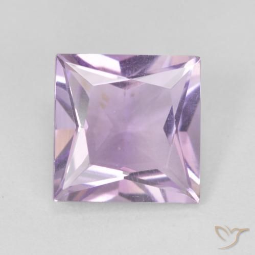 2.01ct Natürlicher hellviolett Amethyst, Quadrat, VVS-VS