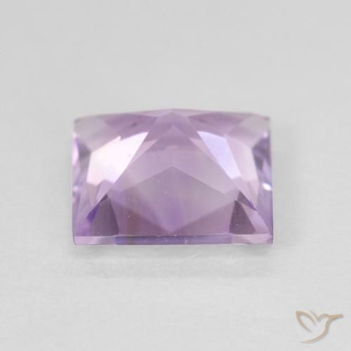 9,17 ctw natürlicher hellviolett Amethyst, Quadrat, VVS-VS