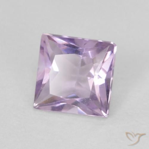 9,17 ctw natürlicher hellviolett Amethyst, Quadrat, VVS