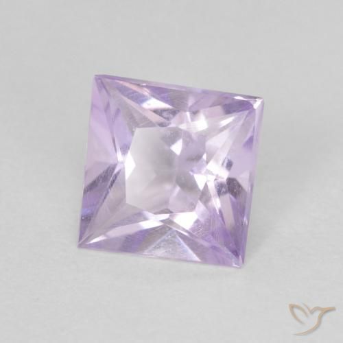 9,17 ctw natürlicher hellviolett Amethyst, Quadrat, VVS-VS
