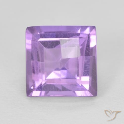 1.84ct Natürlicher Mittelviolett Amethyst, Quadrat, VVS-VS