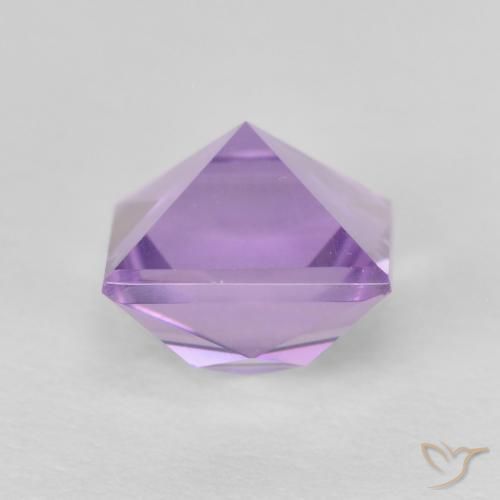 9,17 ctw natürlicher Rosaig-violett Amethyst, Quadrat, VVS-VS