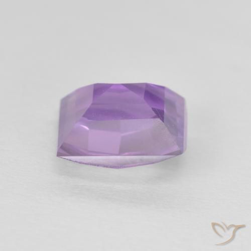 9,17 ctw natürlicher Rosaig-violett Amethyst, Quadrat, VVS-VS