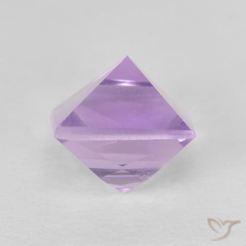 9,17 ctw natürlicher Rosaig-violett Amethyst, Quadrat, VVS-VS
