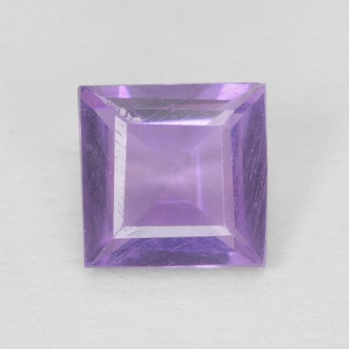 0.37ct Natürlicher Rosaig-violett Amethyst, Quadrat, VVS-VS