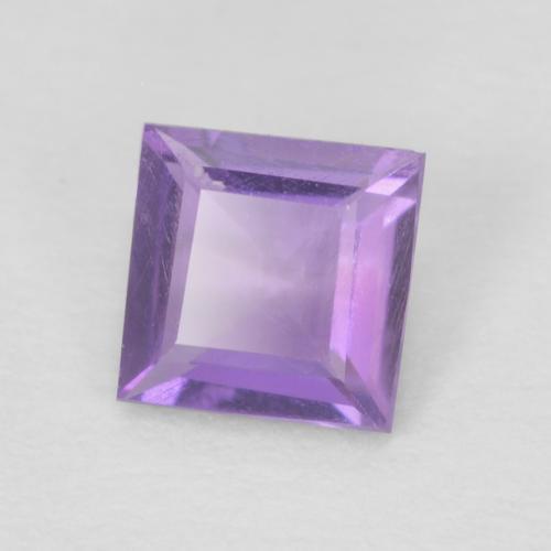 9,17 ctw natürlicher Rosaig-violett Amethyst, Quadrat, VVS-VS