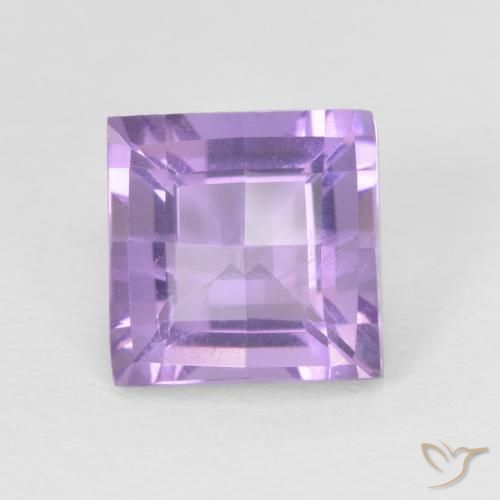 1.86ct Natürlicher Rosaig-violett Amethyst, Quadrat, VS