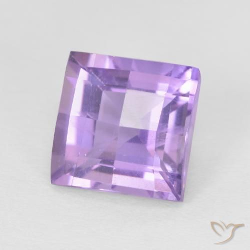 9,17 ctw natürlicher Rosaig-violett Amethyst, Quadrat, VS