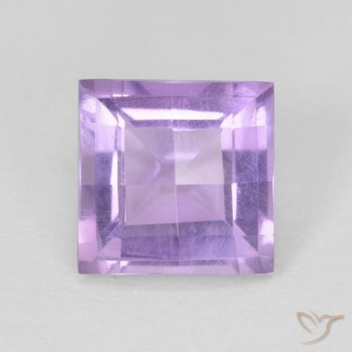 1.75ct Natürlicher Mittelviolett Amethyst, Quadrat, VVS-VS