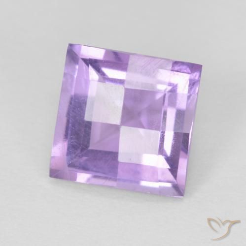 9,17 ctw natürlicher Mittelviolett Amethyst, Quadrat, VVS-VS